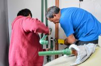 Se avanza con tareas de mejoras de infraestructura edilicia en Escuelas de El Calafate