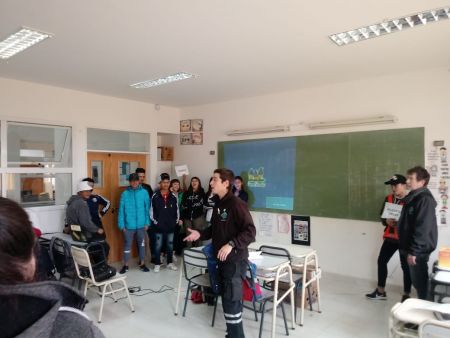 El Gobierno dictó el taller del Programa “Andar Seguro” destinado a estudiantes