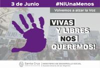 Este 3 de junio, Santa Cruz nuevamente dice “Ni una Menos”