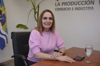 La ministra de la Producción, Comercio e Industria, Nadia Ricci.