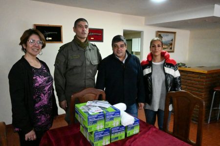 Se realizó entrega de insumos sanitarios al Escuadrón Nº 43 de Gendarmería Nacional de Río Turbio