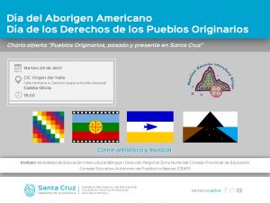 Mañana realizarán charla sobre Pueblos Originarios de Santa Cruz