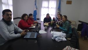 El Ministerio de Desarrollo relevó damnificados por lluvias en Caleta Olivia
