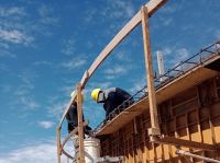 Avanzan las obras de la nueva planta de líquidos cloacales de Perito Moreno