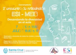 Se realizará el 2° Encuentro de articulación ESI - MEIB &quot;Desandando la diversidad en el aula&quot;
