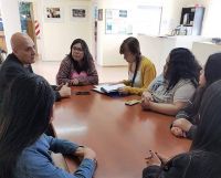 Reunión con referentes de la comunidad tehuelche Camusu Aike