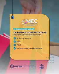 Emprendedores de la Economía Social participarán de una nueva capacitación virtual sobre “Compras comunitarias”