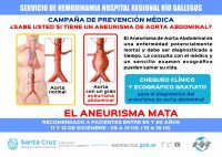 Campaña gratuita de detección de Aneurisma de Aorta Abdominal
