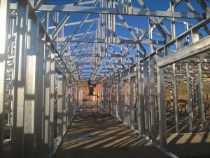 Importantes avances en construcción de la nueva escuela de Julia Dufour