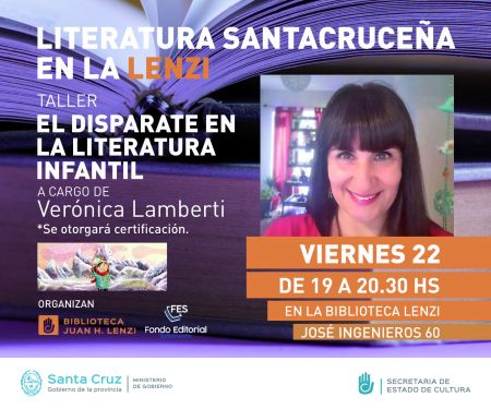 Nuevo encuentro del ciclo “Literatura Santacruceña en la Lenzi”