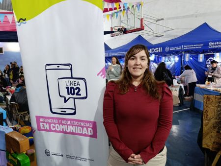 Mariana Ayaquintuy, del equipo de Promoción de Derechos.