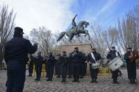 La Banda de Policía se presentó en la Plaza San Martín de Río Gallegos