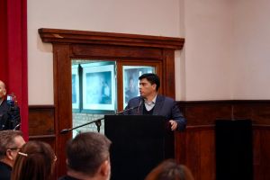 El gobernador Claudio Vidal firmó el decreto de cesión de áreas petroleras.