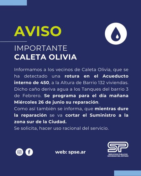 Comunicado de Servicios Públicos