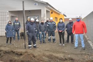 Recorrieron obras del Barrio Patagonia en Río Gallegos