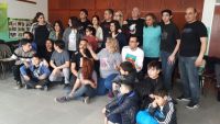 La Banda de las Corbatas deslumbró a estudiantes de Río Gallegos y Río Turbio