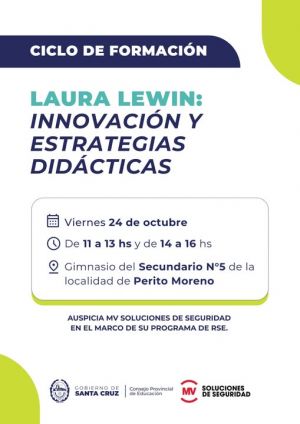 Fortalecimiento de los procesos de enseñanza: Instancia de formación docente con Laura Lewin en Perito Moreno