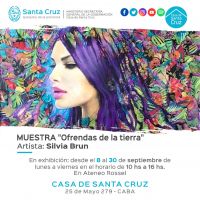 La Casa de Santa Cruz inaugurará la muestra &quot;Ofrendas de la tierra&quot; de Silvia Brun