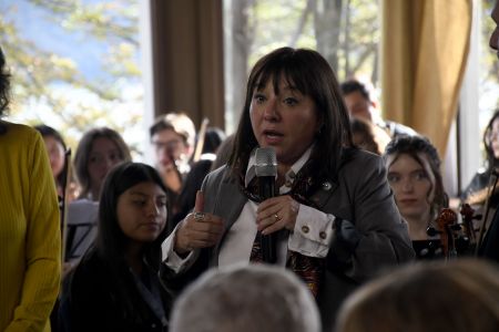 María Cecilia Velázquez, presidenta del Consejo Provincial de Educación.