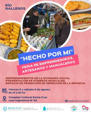 Este fin de semana regresa “Hecho por mi” al Complejo Cultural Santa Cruz
