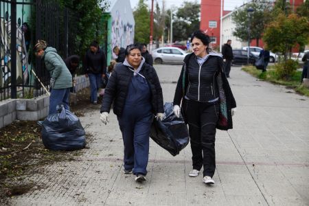 Jazmín Macchiavelli: “Estamos en la calle, trabajando con la gente y siendo parte”.