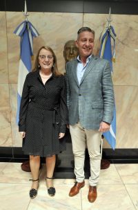 Alicia y el Gobernador de Chubut reunidos para trabajar en conjunto en la administración del agua