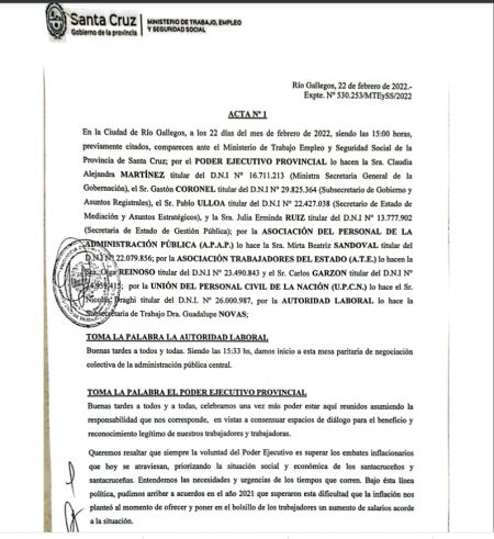 El Gobierno abrió las negociaciones salariales con una nueva oferta para la Administración Central