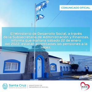 Comunicado: Pago de pensiones a la vejez