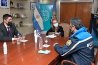 Alicia recibió en audiencia a autoridades de Seguridad de la provincia