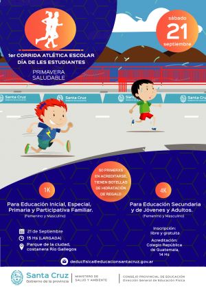 Lxs estudiantes tendrán la “Primera Corrida Atlética” para festejar su día