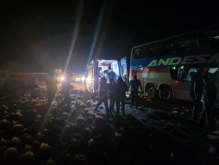 Operativo de emergencia ante el trágico accidente en Ruta Nacional Nº 3