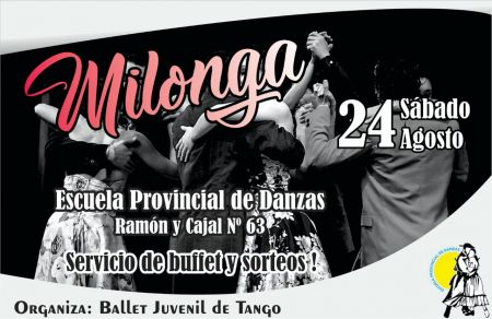 Gran Milonga de la Escuela Provincial de Danzas