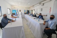 El Gabinete Provincial presente en Caleta Olivia