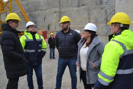 Borquez destacó la visita a las represas: “La reactivación significa trabajo genuino para nuestra gente”