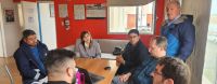 Vidal visitó el Aeroclub Río Gallegos y proyecta la formación en aviación para jóvenes