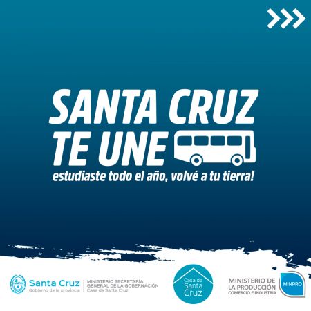 Santa Cruz Te Une: Si sos estudiante, conocé los detalles de descuentos de viaje terrestre en enero