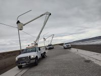 Servicios Públicos avanza en la mejora del sistema eléctrico en Caleta Olivia y Río Gallegos