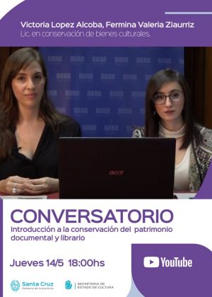 Concretarán el conversatorio &quot;Introducción a la Conservación del Patrimonio Documental y Librario&quot;