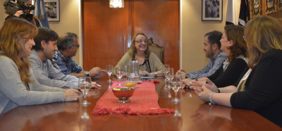 Comisión directiva de Hispano visitó a Alicia Kirchner