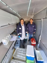 Realizaron control de calidad del agua en Caleta Olivia