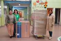 El Gobierno Provincial hizo entrega de nuevos equipos de calefacción en la Escuela Primaria N° 64 de Las Heras