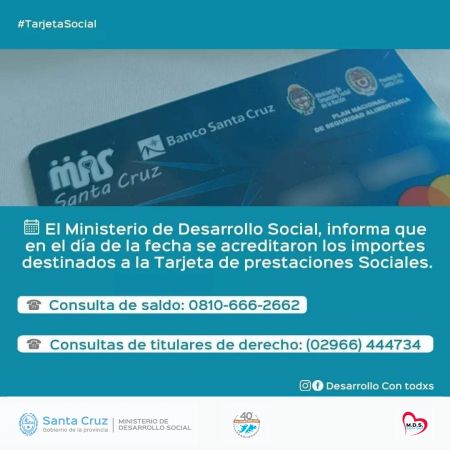 Pago de Tarjeta de Prestaciones Sociales