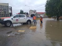 Áreas de seguridad articulan acciones por el temporal que afecta a Río Gallegos