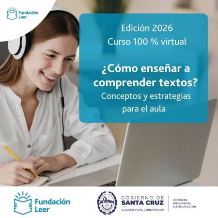 Invitan al curso ¿Cómo enseñar a comprender textos? Edición 2026