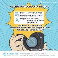 Desarrollo Social invita a talleres de fotografía y danzas para jóvenes