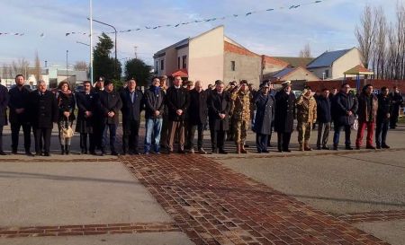 Acto por el día bandera en Río Gallegos