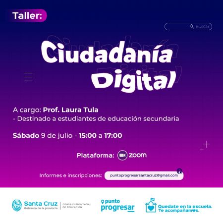 Se encuentra abierta la inscripción al encuentro de “Ciudadanía Digital”