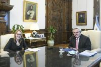 Alicia dialogó con Alberto sobre la agenda de desarrollo productivo para Santa Cruz