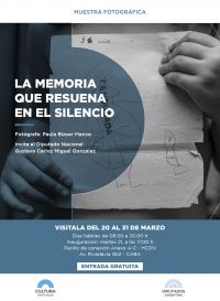 Paula Blaser Manzo expondrá “La memoria resuena en el silencio” en el Congreso de Nación