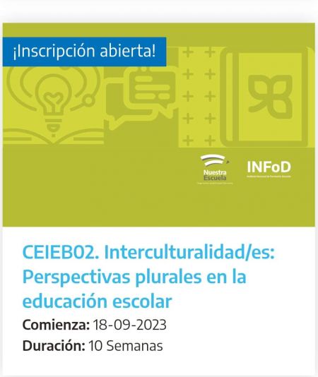 Se encuentran abiertas las inscripciones a cursos de Educación Intercultural Bilingüe